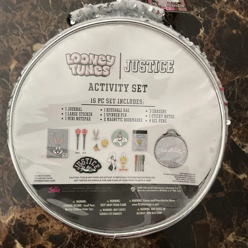 Looney Tunes × Justice Activity Bag Set - 15 Pieces